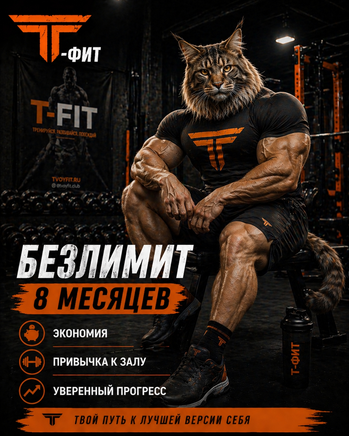 БЕЗЛИМИТ 8 месяцев